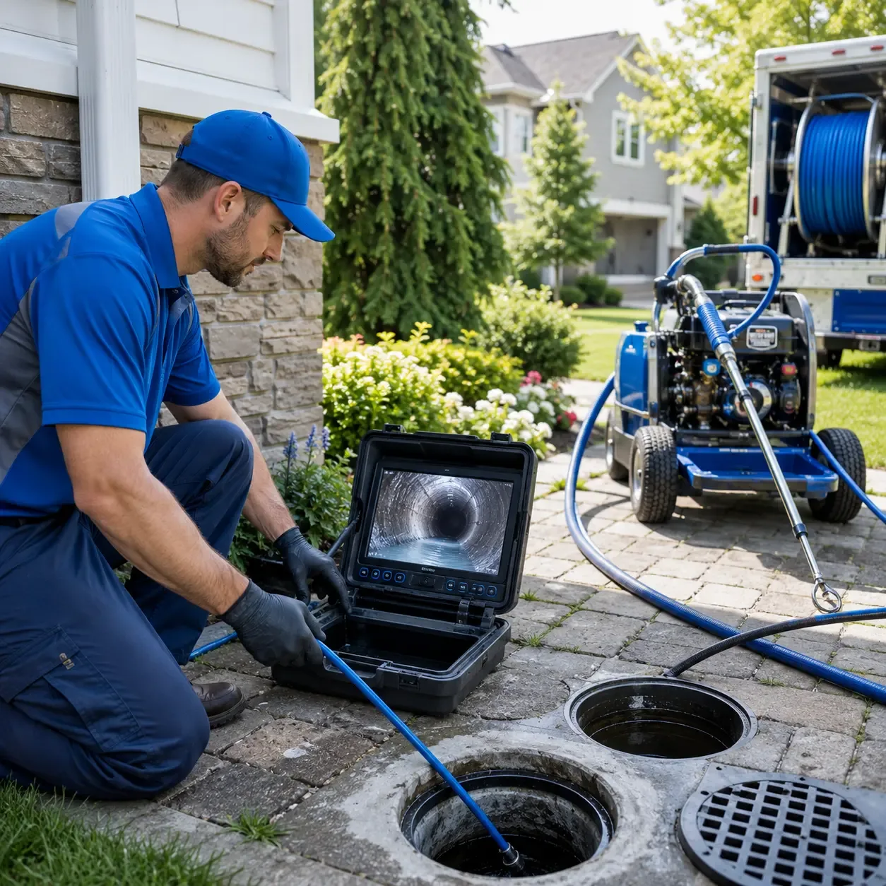 Outdoor drain cleaning professionals serving Bussey, IA